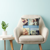 カスタム男の赤ちゃんブルースタットクッション クッション (椅子)