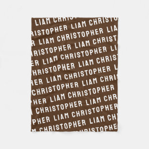 カスタム男の赤ちゃん生まれたばかりのギフト フリースブランケット