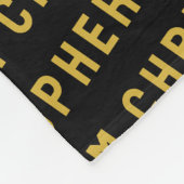 カスタム男の赤ちゃん生まれたばかりのギフト フリースブランケット (角)