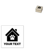 カスタム画像とテキスト ラバースタンプ (押印)