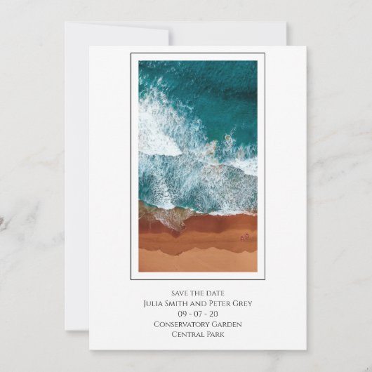 カスタム画像の保存の招待 招待状 (正面)