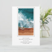 カスタム画像の保存の招待 招待状 (スタンド正面)