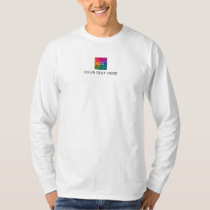 カスタム画像またはロゴのMensテンプレートのアップロード Tシャツ