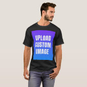 カスタム画像をアップロード - オリジナル画像をプリントできます Tシャツ (正面フル)