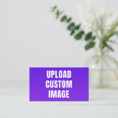 カスタム画像をアップロード - オリジナル画像をプリント 名刺 (スタンド正面)