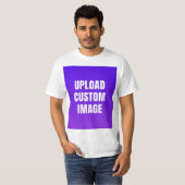 カスタム画像をアップロード - オリジナル画像をプリント Tシャツ (正面フル)