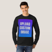 カスタム画像をアップロード - オリジナル画像をプリント Tシャツ (正面フル)