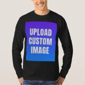 カスタム画像をアップロード - オリジナル画像をプリント Tシャツ (正面)