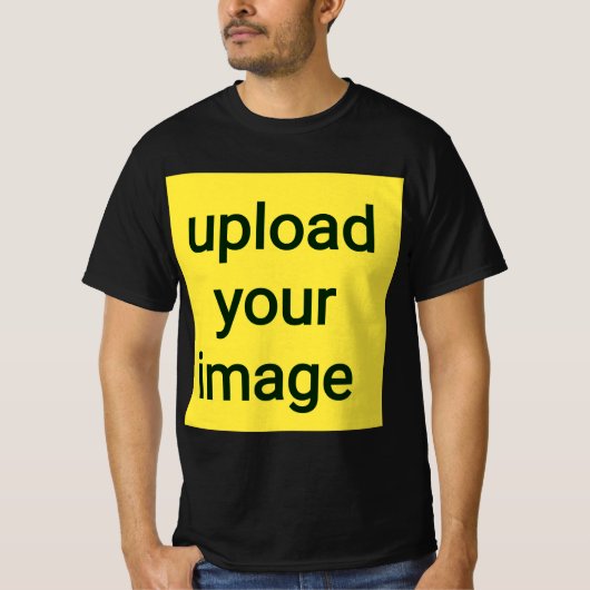カスタム画像をアップロード – オリジナル グラフィック Tシャツ (正面)