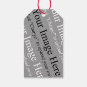 カスタム画像ギフトラベル ギフトタグ (裏面)