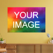 カスタム画像フォト写真ロゴHQ予算大 キャンバスプリント (インサイチュ (リビング))