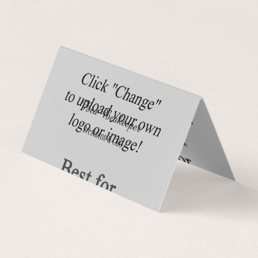 カスタム画像折り畳み名刺 名刺 (正面)