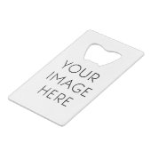 カスタム画像 クレジットカード栓抜き (正面アングル)