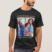 カスタム画像Tシャツ（テキスト編集可能） Tシャツ (正面)