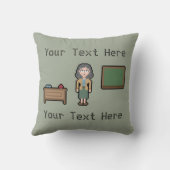 カスタム画素雌先生 クッション (裏面)