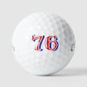 カスタム番号ゴルフボール – 名前&ロゴ ゴルフボール (正面)