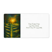 カスタム疑問に思とライトの一致住所 シール (正面)