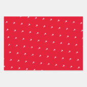 カスタム疑問符パターンラッピング紙シート ラッピングペーパーシート (正面)