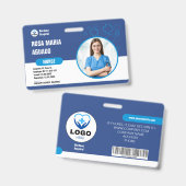 カスタム病院とビジネスIDバッジ – セキュリティ バッジ (正面＆裏面)