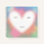 カスタム発現オーラエンジェル数 ノートブック (正面)