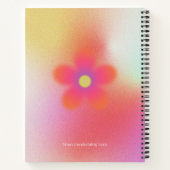 カスタム発現グラディエントのオーラ ノートブック (裏面)