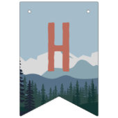 カスタム登山テーマ誕生日パーティー バンティングフラッグ (第2の旗)