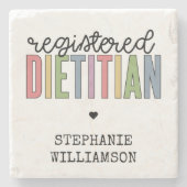 カスタム登録栄数々の養色RD ストーンコースター (正面)