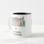 カスタム登録栄数々の養色RD ツートーンマグカップ (正面左)