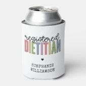 カスタム登録栄養士数々の色RD 缶クーラー (缶正面)