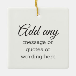 カスタム白エレガント色 セラミックオーナメント