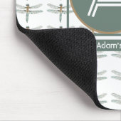 カスタム白トレンディートンボ マウスパッド (コーナー)