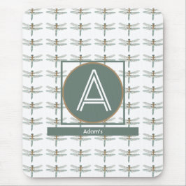 カスタム白トレンディートンボ マウスパッド