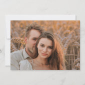 カスタム白フローラ結婚ズ セーブザデート (裏面)