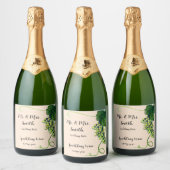 カスタム白ワインボトル スパークリングワインラベル (ボトル)