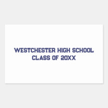 カスタム白青の学校と学年卒業