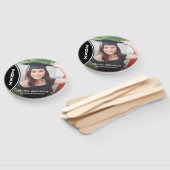 カスタム白黒の卒業写真ハンドファン ハンドファン (組立なし)