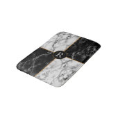 カスタム白黒チェックバスマット バスマット (アングル)