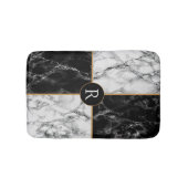 カスタム白黒チェックバスマット バスマット (正面)