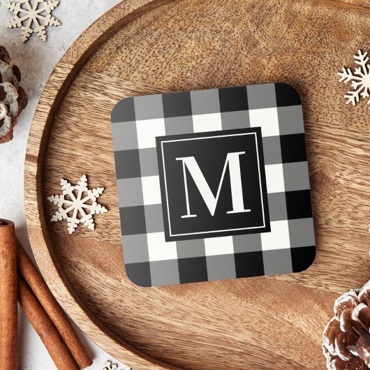 カスタム白黒バッファロープライド単角 コースター