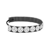 カスタム白黒バレーボールのヘッドバンド アスレチックヘッドバンド (左)