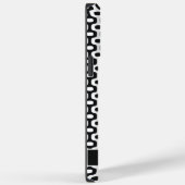 カスタム白黒ブラジルIpanema幾何学模様 Case-Mate iPhoneケース (裏面 / 右)