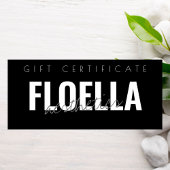 カスタム白黒商品券