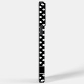 カスタム白黒水玉模様デザイン Case-Mate iPhoneケース (裏面 / 右)