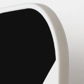 カスタム白黒 ピックルボールラケット (左詳細)