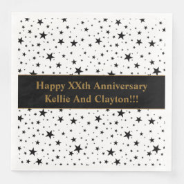 カスタム白/黒スター結婚ズ記念日