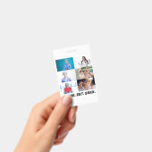 カスタム看護師EST 20XX 6枚の写真コラージュ バッジ (手持ち)