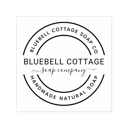 カスタム石けん会社の自己スタンプ セルフインキングスタンプ (デザイン)