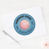 カスタム砂糖Cookieラベル | カスタマイズ ラウンドシール (封筒)