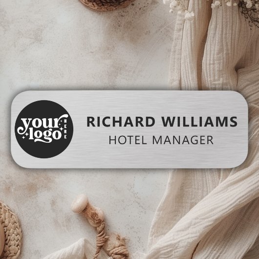 カスタム磁性 |セーフティピンフェイクシルバー社員 名札