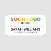 カスタム磁気パーソナライズされた会社員 名札 (正面)